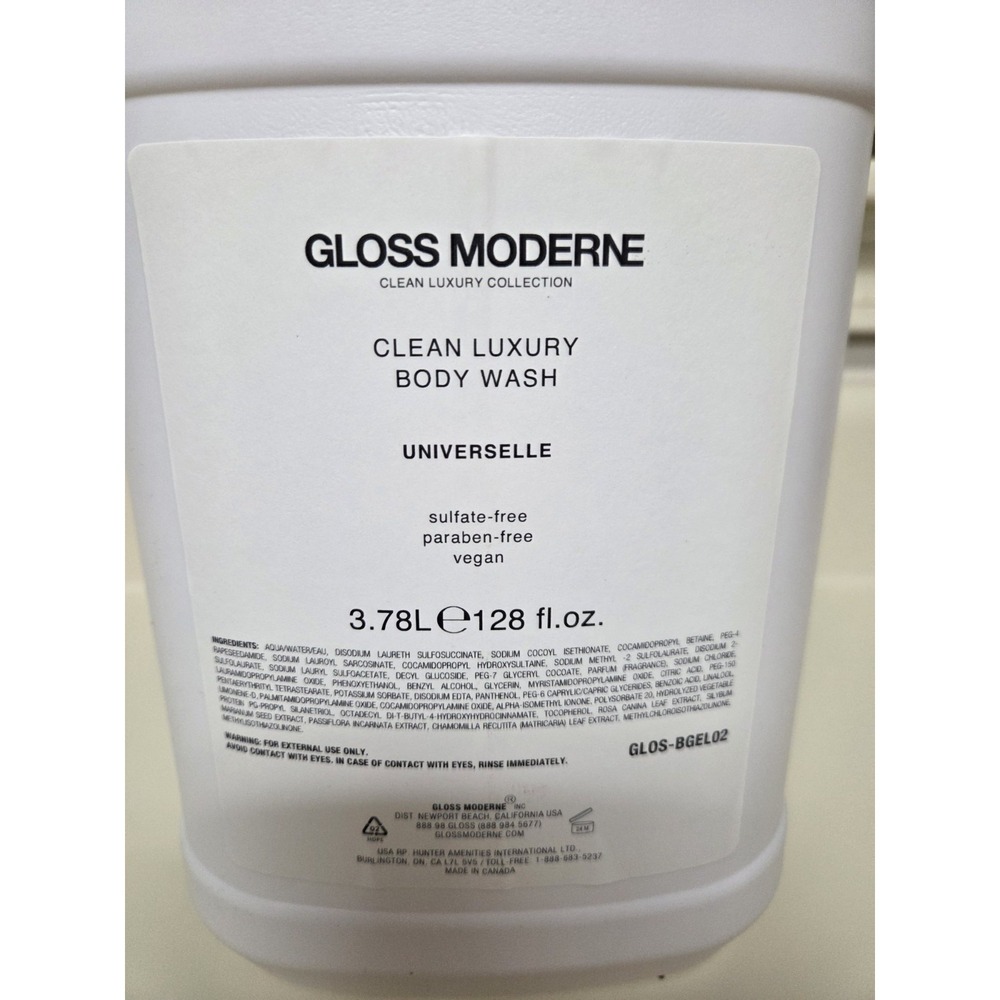 Case Of 4 Gloss Moderne Body Wash– 1 Gallon (128 fl oz / 3.78 L) - Picture 2 of 3
